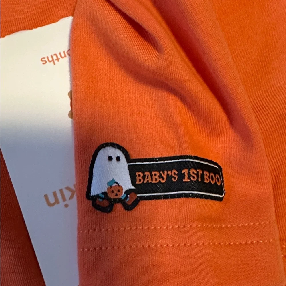 Carter's Orange Ghost Bodysuit
